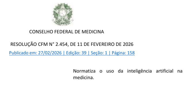 Resolução do CFM