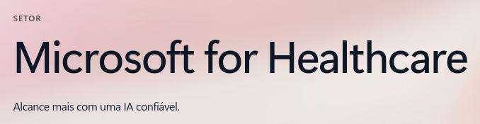 Microsoft AI Primary Healthcare