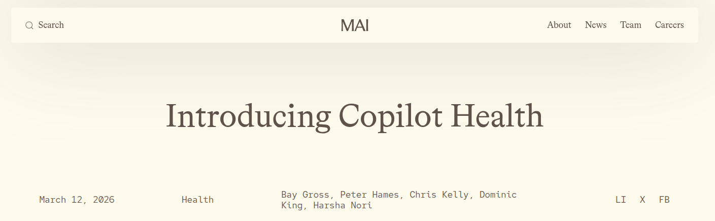 Copilot Health