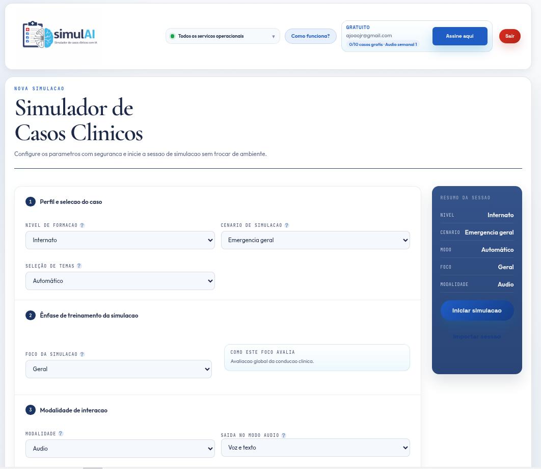 Simulador de Casos Clínicos